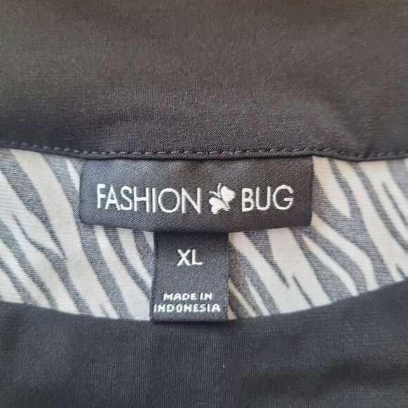 Y2K zebra print sleeveless shift dress scoop‎ neck knee length maximalist - Picture 4 of 9